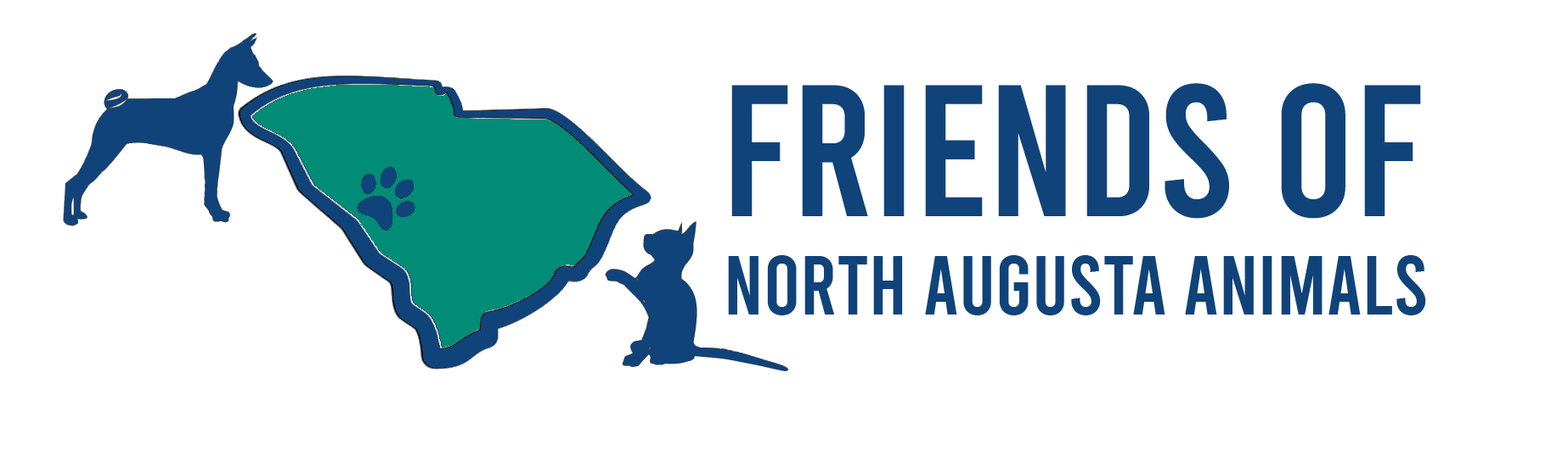 Friends of North Augusta Animals Rectangle Logo